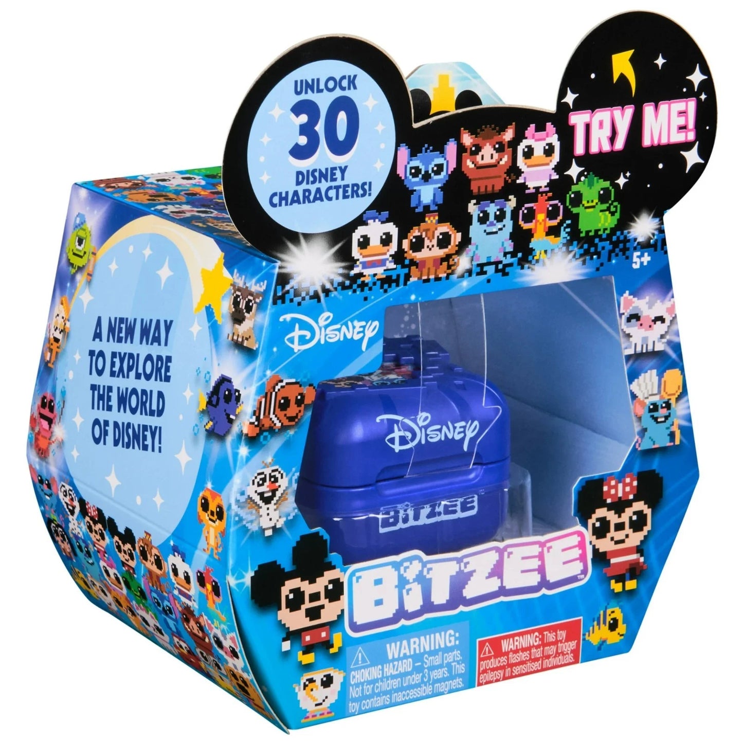 Bitzee Disney Interactive Toy with 30 Characters Inside, Reacts to Swipes; NIB