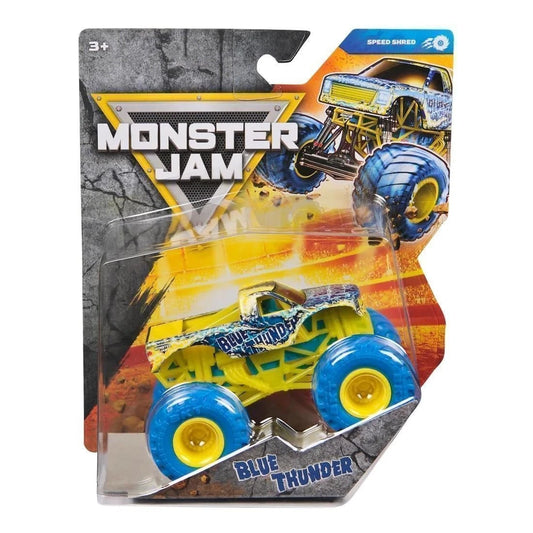 Spin Master | Monster Jam Blue Thunder | 1:64 Scale Die-Cast Monster Truck
