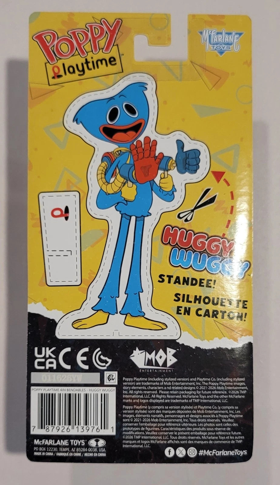 Poppy Playtime | Huggy Wuggy | Bendy Figure | Flexile 4.5" | McFarlane Toys