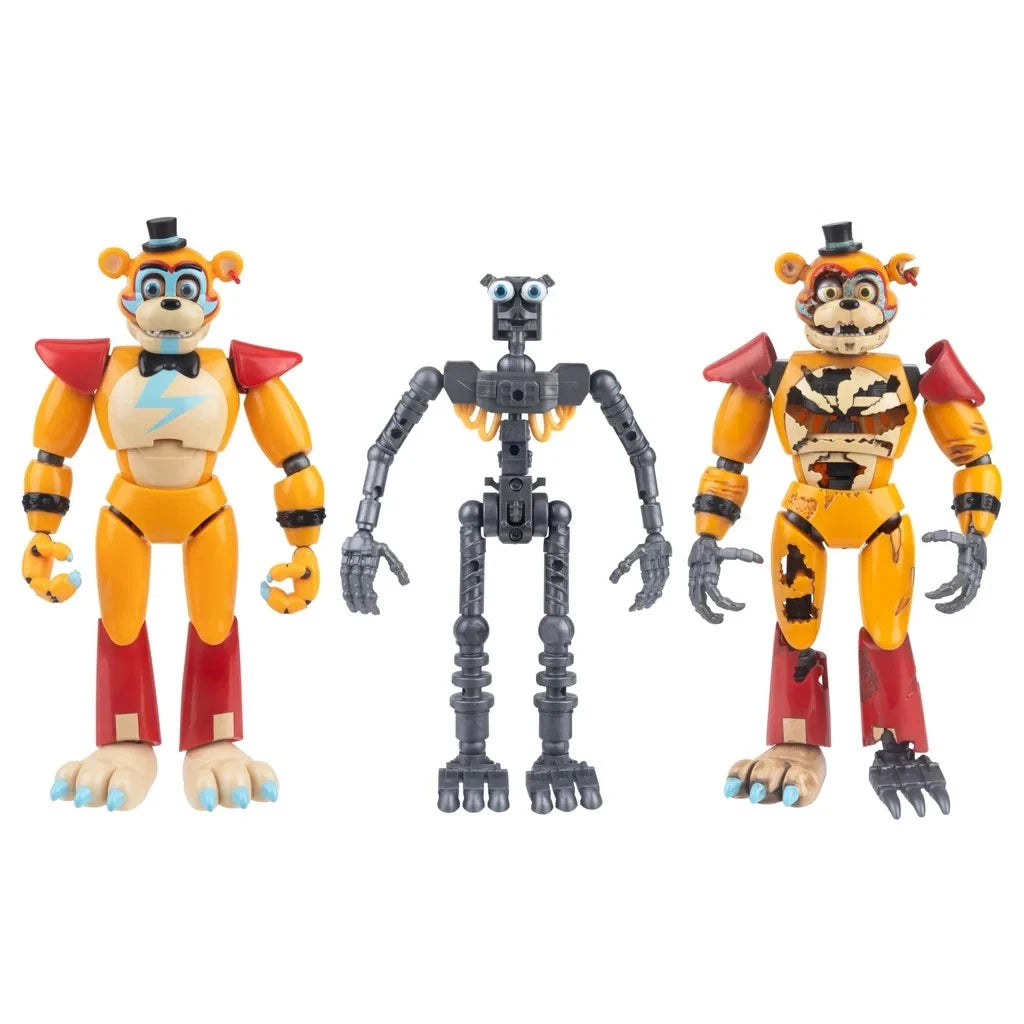 Jazwares | FNAF | Endo-Serie |Glamrock Freddy & Shattered Glamrock Freddy