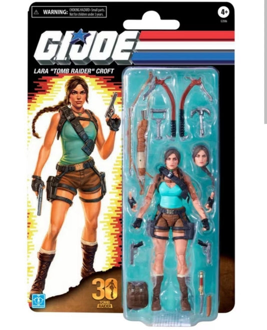 Hasbro | G.I. Joe Classified Lara Croft Tomb Raider | Retro 6-in Action Figure | Arriving Soon