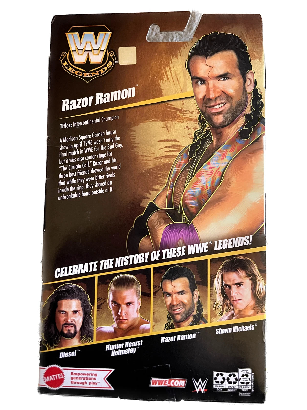 WWE Elite Legends Series 28 Razor Ramon Wrestling Scott Hall Collectble Figure
