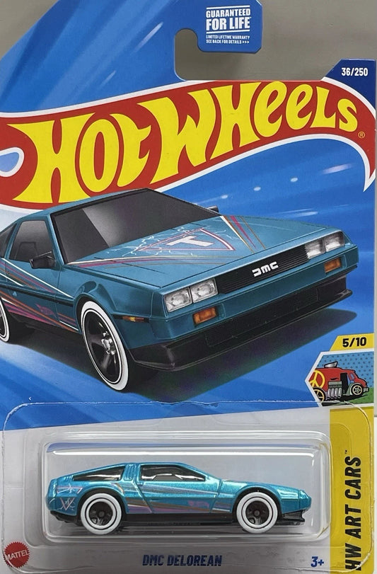 Hot Wheels 2025 Case G Mainline DMC Delorean HW Art Cars Free Shipping