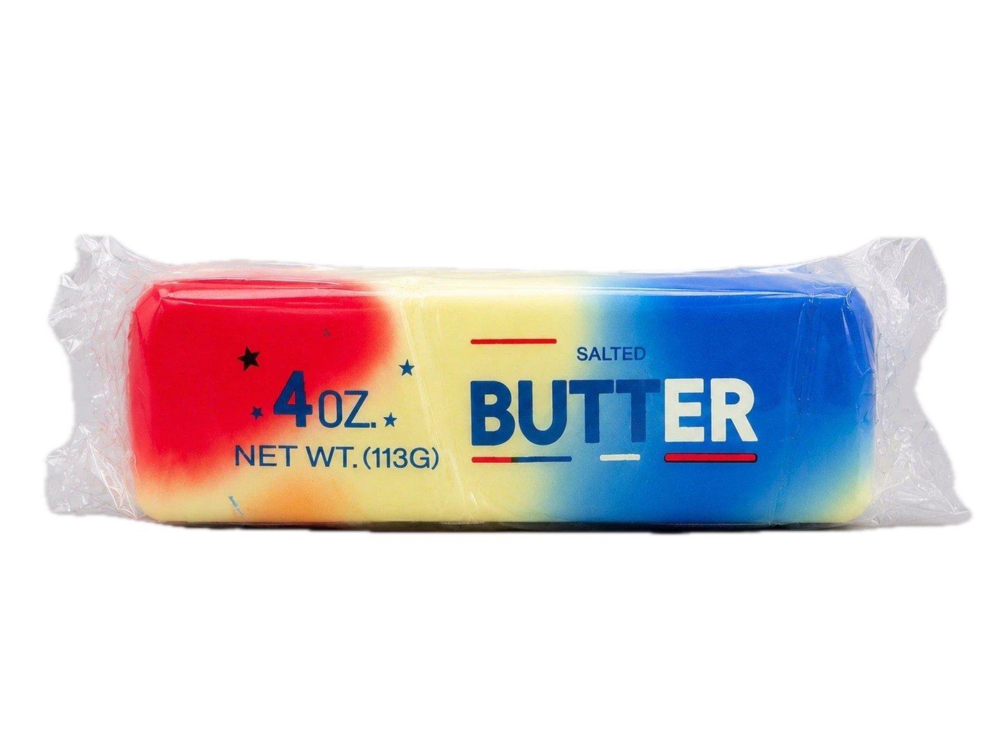 America 250 Butter Stick Squishy Fidget Toy | Soft Stress Relief & Anxiety Squeeze