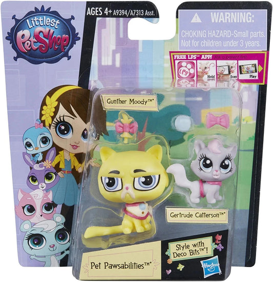 Littlest Pet Shop Pawsabilities Gunther Moody 3761 Gertrude Catterson 3762 Cat