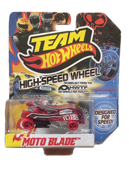 2011 Hot Wheels Team HW High-Speed Wheel Moto Blade : Red 1:64