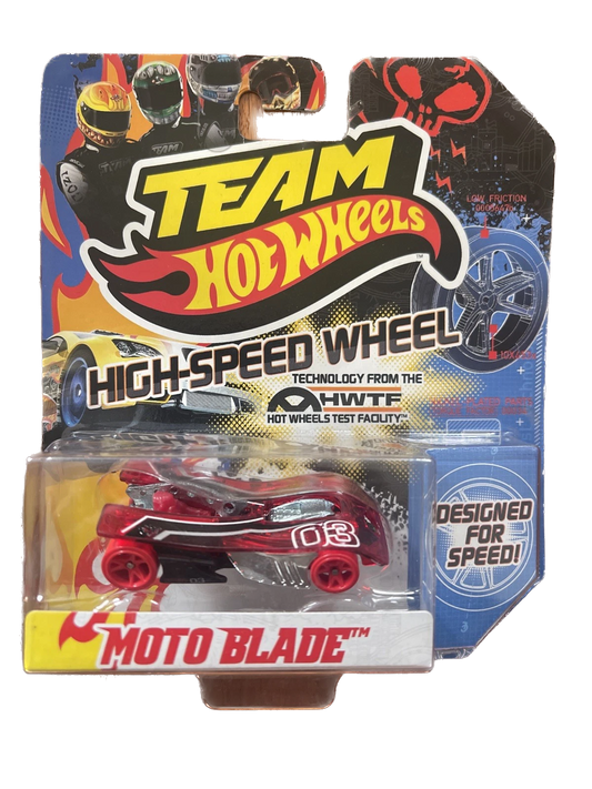 2011 Hot Wheels Team HW High-Speed Wheel Moto Blade : Red 1:64