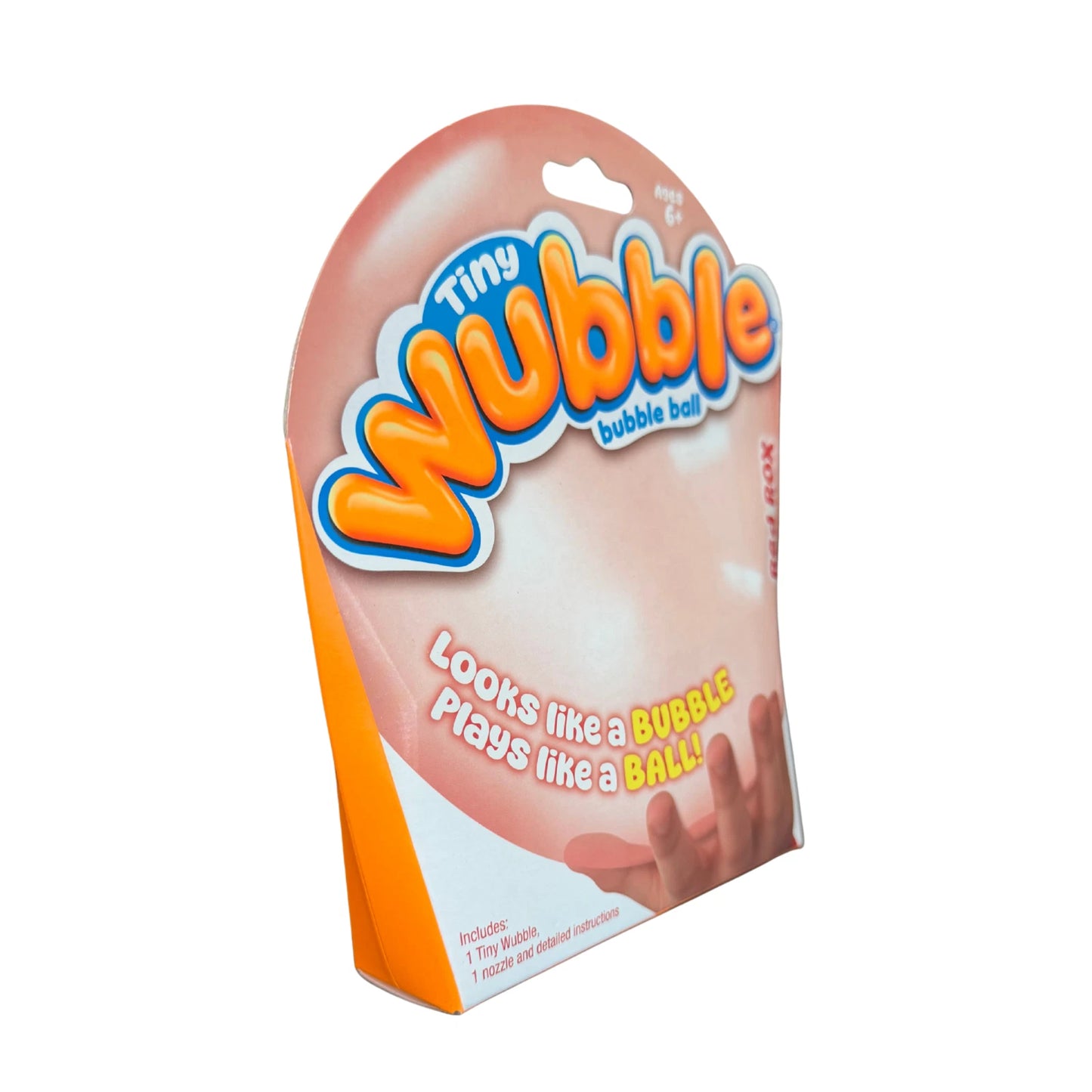 NSI International | Tiny Wubble Bubble Ball | Red Rox | Stretchy Sensory Ball