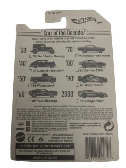 2011 Hot Wheels Cars of the Decades The 40’s #8 Purple Passion