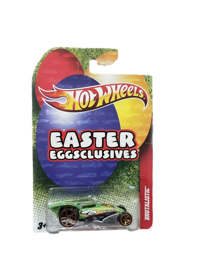 2010 Hot Wheels Walmart Easter Eggsclusives BRUTALISTIC Green w/Copper OH5 Spoke