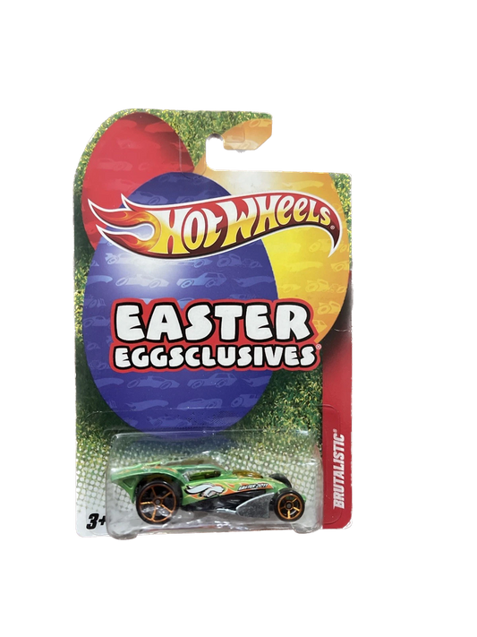 2010 Hot Wheels Walmart Easter Eggsclusives BRUTALISTIC Green w/Copper OH5 Spoke