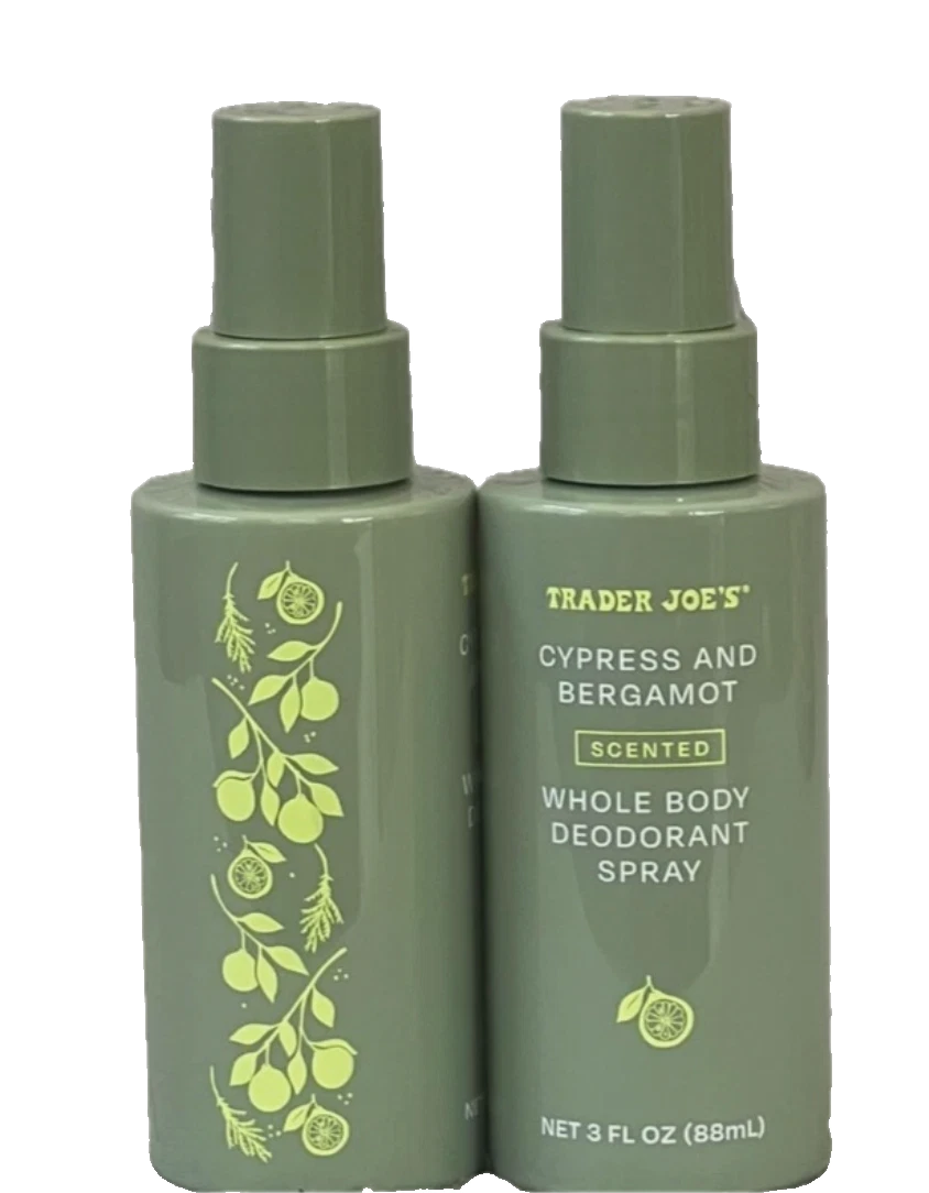 Trader Joe's | Cypress & Bergamot | Whole Body Deodorant Spray