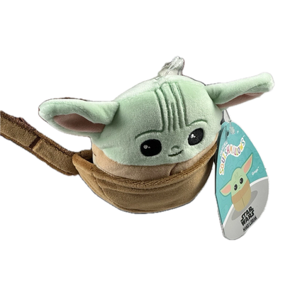 Star Wars The Mandalorian 12" & Grogu 3.5" Squishmallow Plush Set