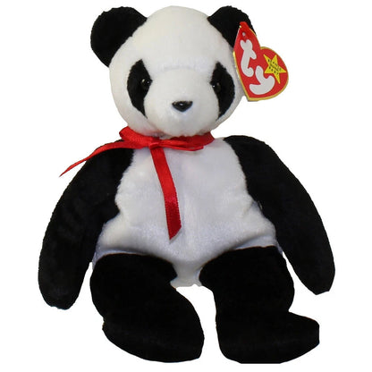 Ty Beanie Baby Fortune the Panda Bear (8") MWMT | Stuffed Animal Plush Toy
