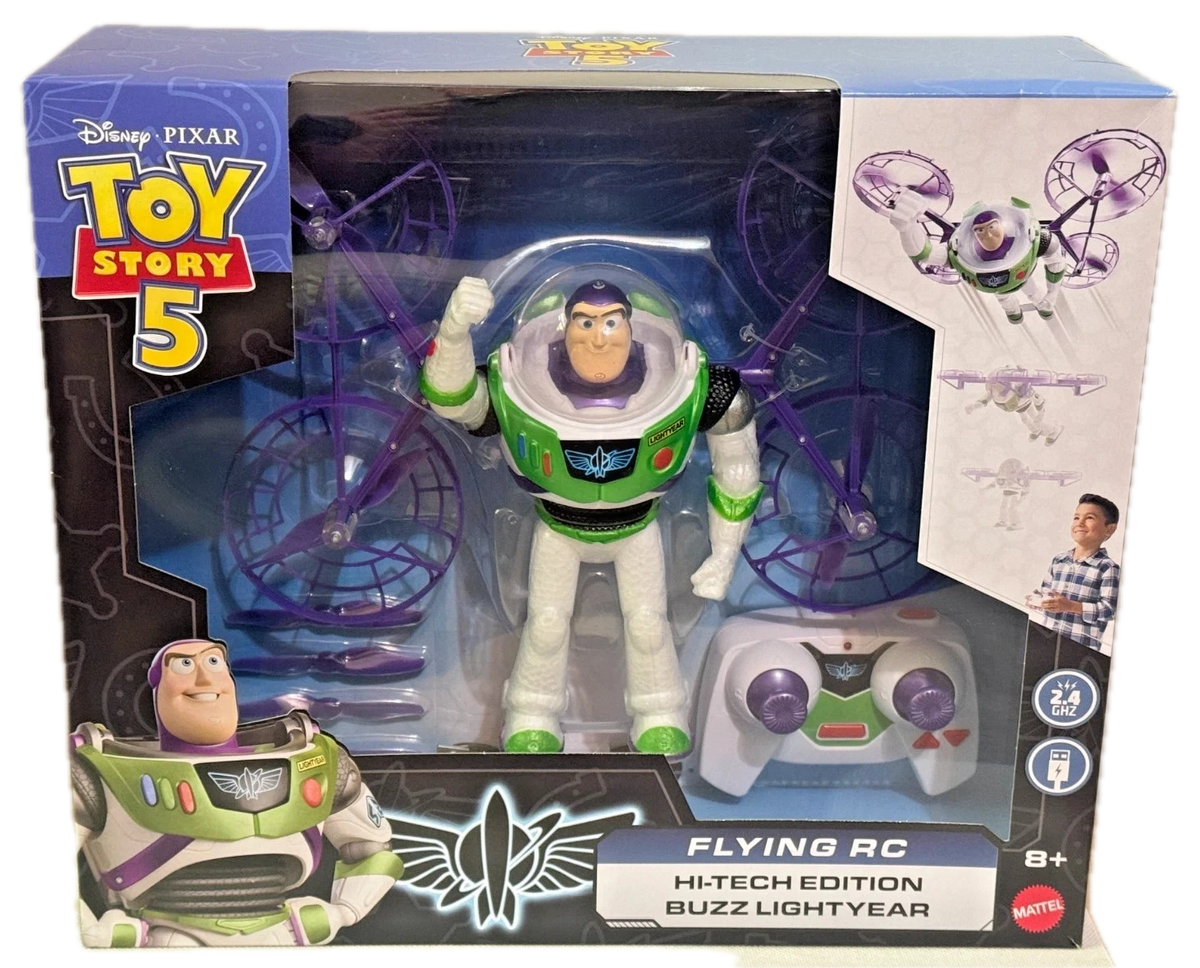 Mattel | Toy Story 5 Hi-Tech Edition Buzz Lightyear Flying RC