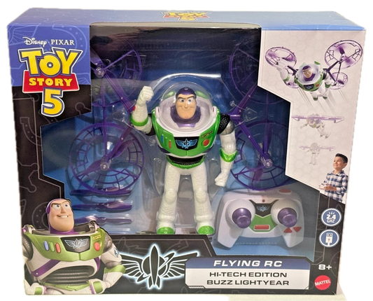 Mattel | Toy Story 5 Hi-Tech Edition Buzz Lightyear Flying RC