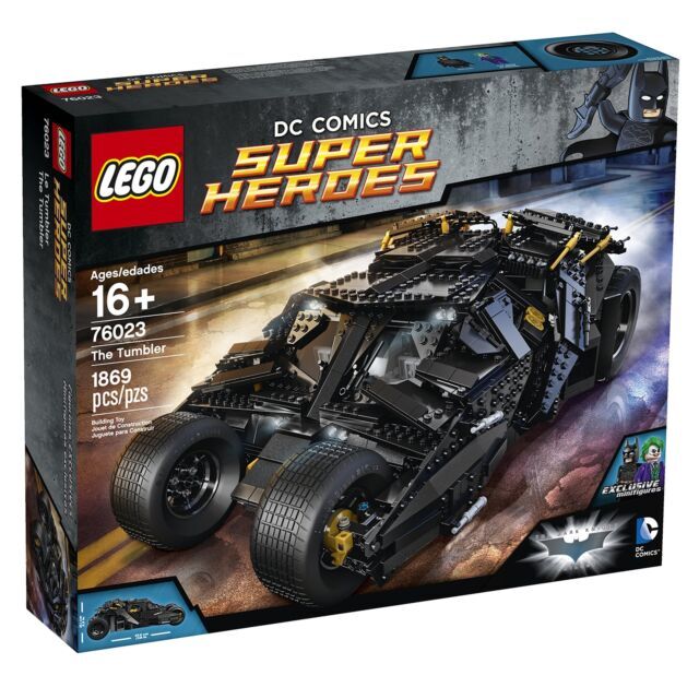 LEGO DC Super Heroes The Tumbler set packaging on a white background