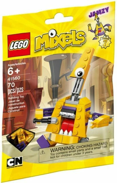 LEGO MIXELS Jamzy 41560 - Rock Guitar Superstar Building Set (Series 7 Mixies Tribe)