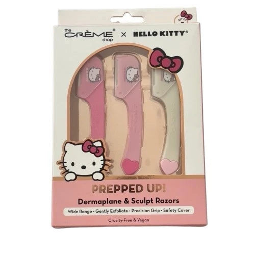 The Crème Shop - Hello Kitty - Dermaplane & Sculpt Razors - Set of 3