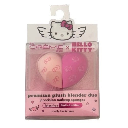 Limited Edition-Hello Kitty Premium Plush Blender Duo Makeup Sponges Latex-Free