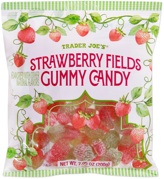 Trader Joe's | Strawberry Fields | Gummy Candy | 2 pack 7 oz