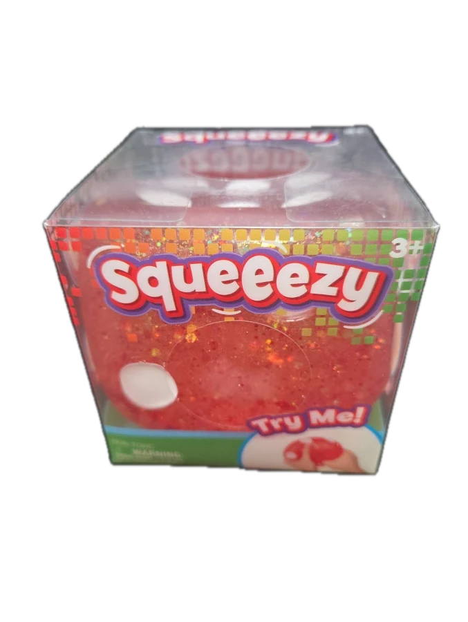 Toymendous | Squeeezy Glitter Dice | Squishy Fidget Toy