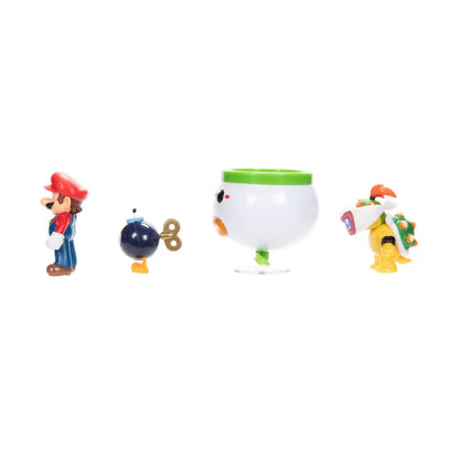 JAKKS Pacific | Nintendo Super Mario & Bowser Jr | 2.5" Figure Set | 5 Pieces
