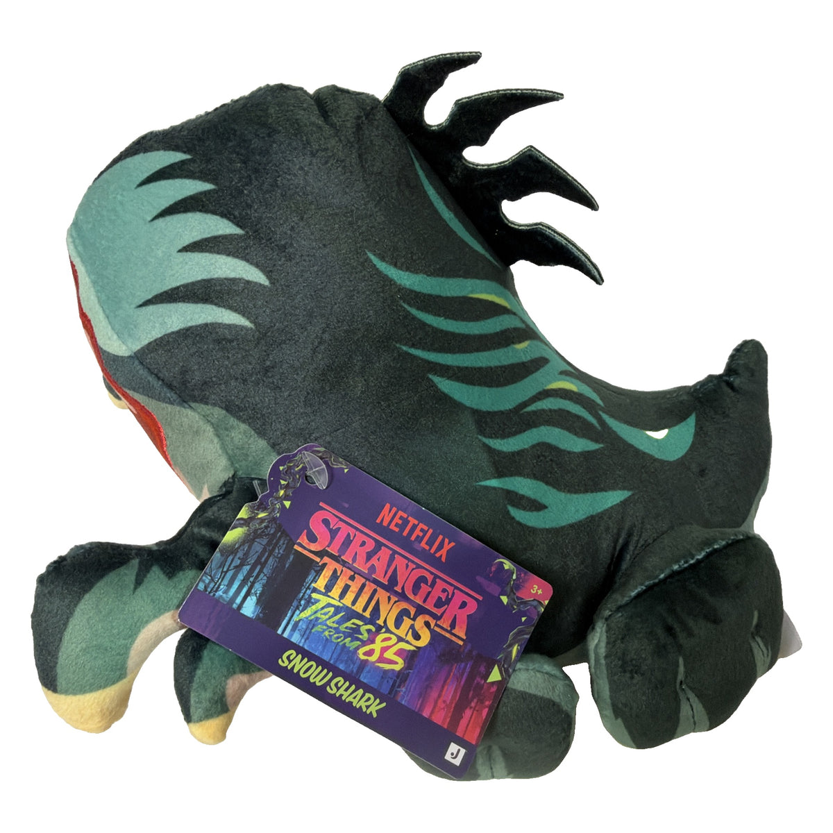 Stranger Things Tales from 85 Snow Shark 8 inch plush tag side