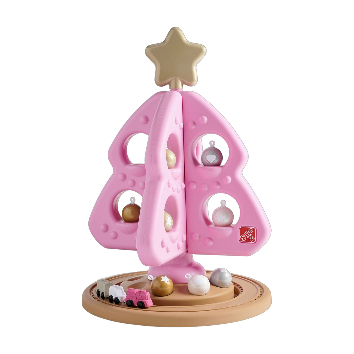 Step2 My First Christmas Tree Whimsical Pink toddler Christmas tree