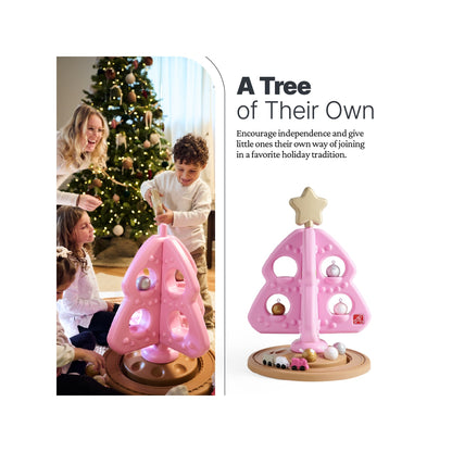 Step2 pink kids Christmas tree - a tree of their own