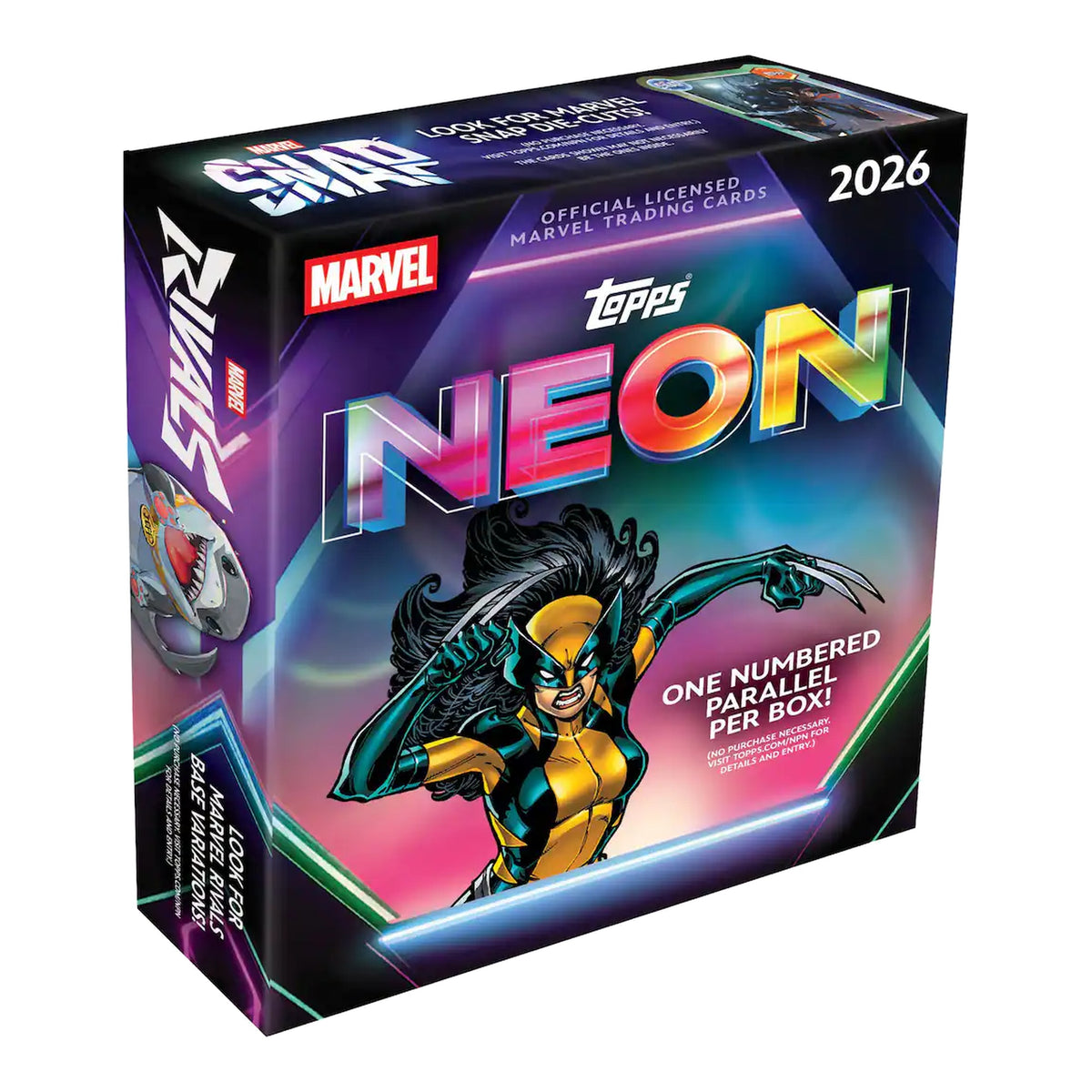 2026 Topps Marvel Neon Mega Box, sealed, X-23 Wolverine cover