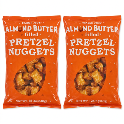 Trader Joe’s almond butter pretzel nuggets two-pack