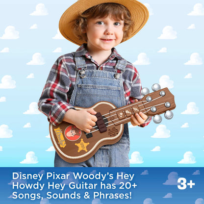 Mattel | Disney & Pixar Toy Story | Woody's Hey Howdy Hey Guitar | Music, Songs & Talking