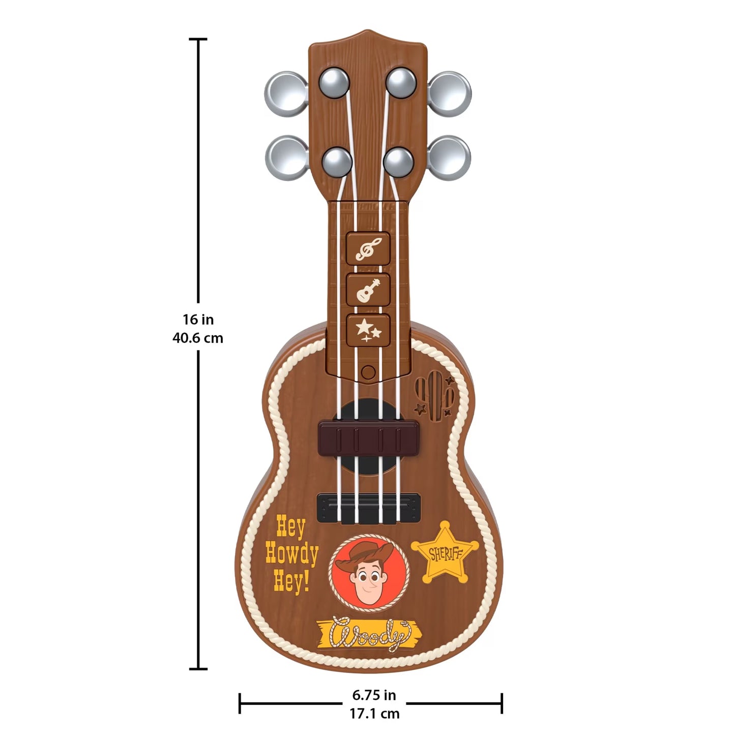 Mattel | Disney & Pixar Toy Story | Woody's Hey Howdy Hey Guitar | Music, Songs & Talking